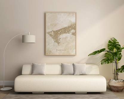 Poster Ville de Dakar