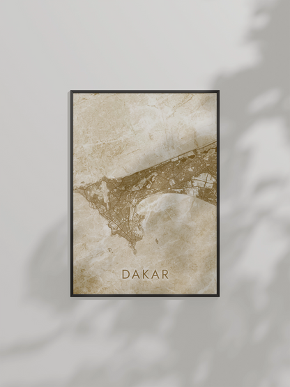 Poster Ville de Dakar