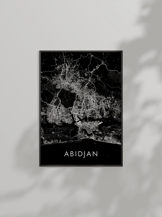 Poster Ville de Abidjan