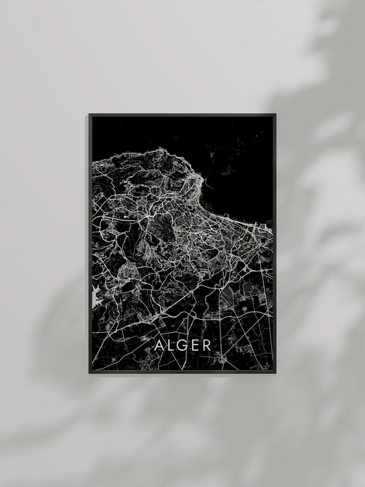 Poster Ville de Alger