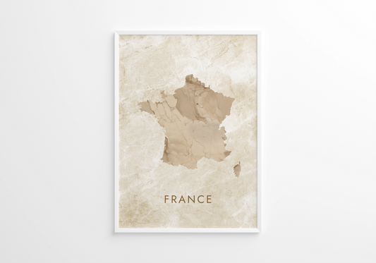 Poster carte France