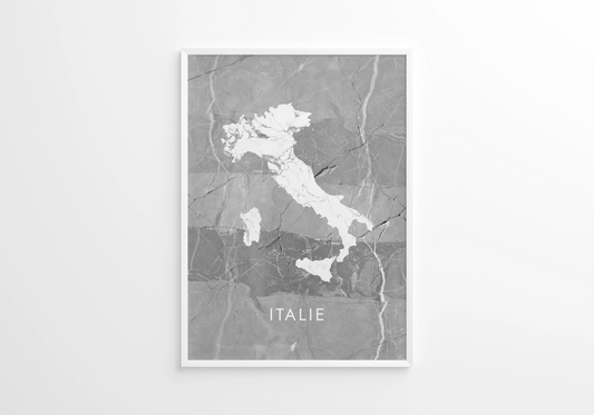 Poster carte Italie